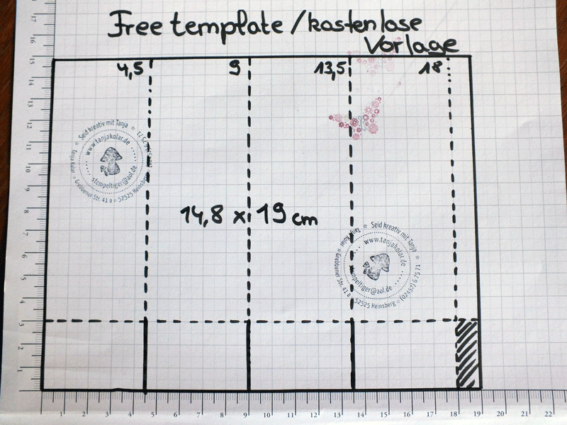 Kostenlose Vorlage Fur Eine Box Free Box Template Kreativ Mit Tanja Workshops Kreativkurse Und Shop Fur Stempel Stanzen Papier